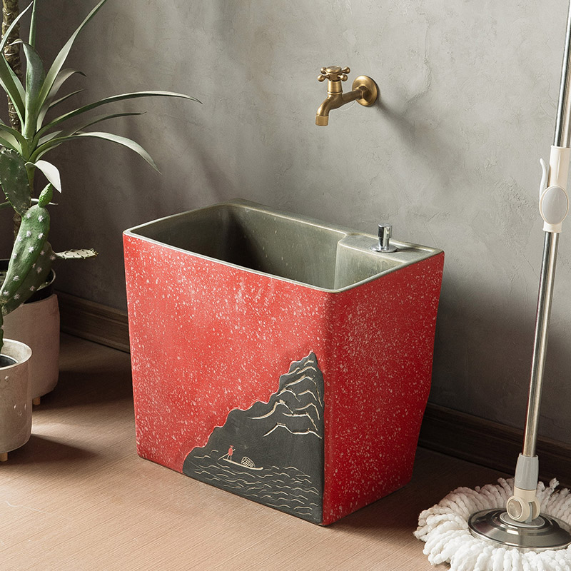 阳台拖把池家用小号槽池盆