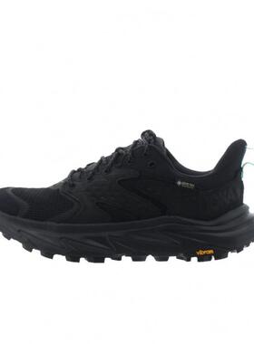 代购Hoka OneOne女士徒步鞋防水耐磨缓震透气黑色网面合成底