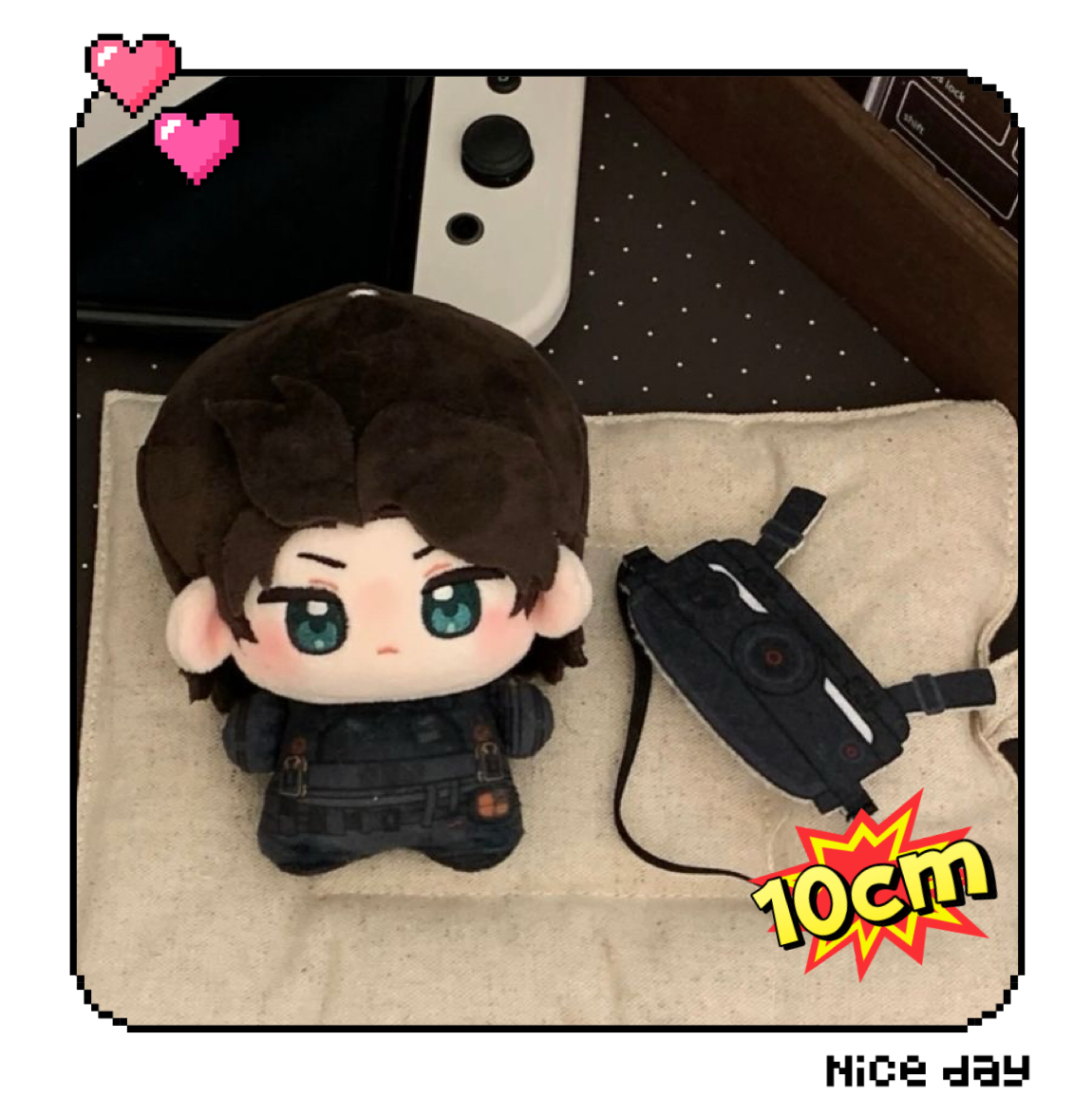 精致爆款三角洲行动无名属性10cm棉花娃娃毛绒玩偶公仔书包挂件