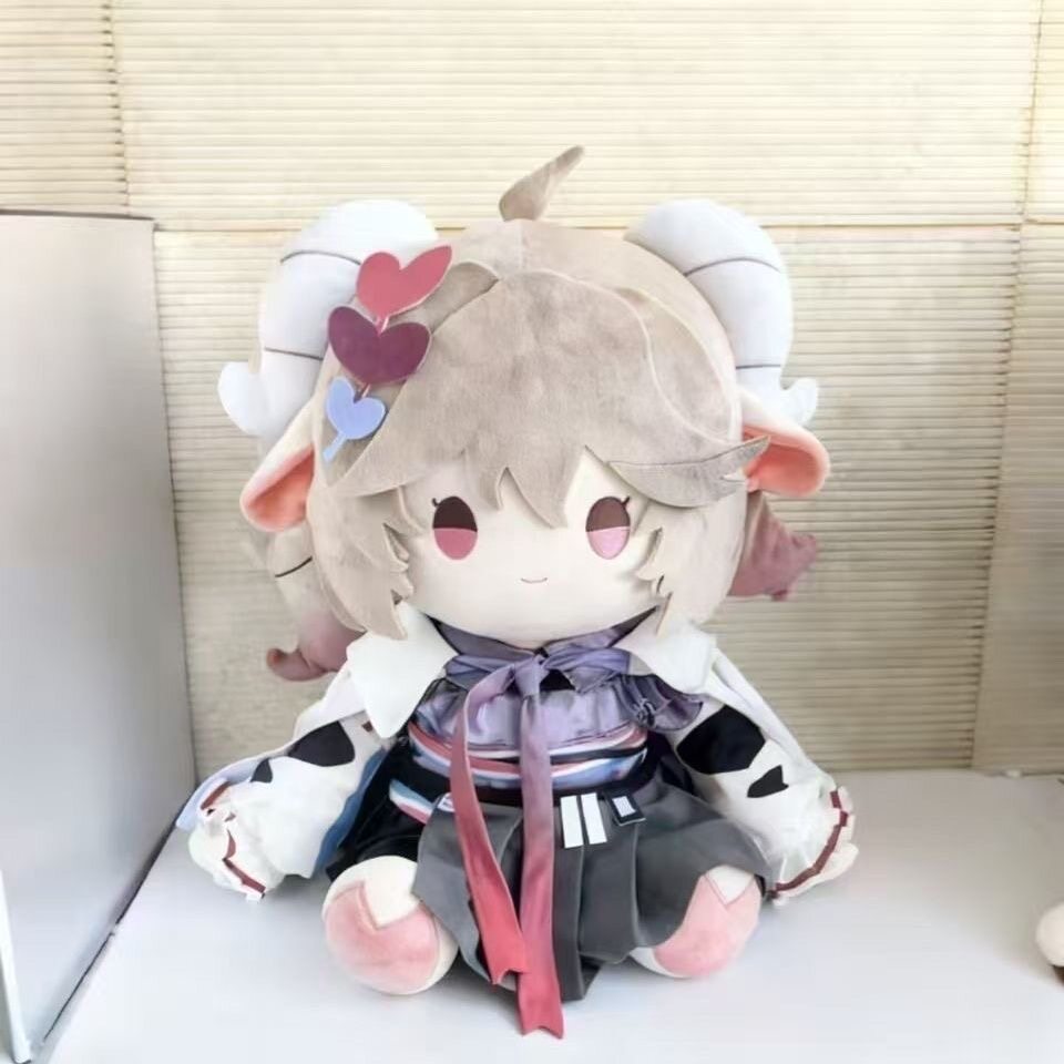 新品明日方舟艾雅法拉属性40cm棉花娃娃仿一番赏玩偶同人二次元娃