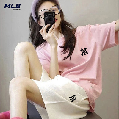 NY纯棉休闲运动套装女夏季两件套