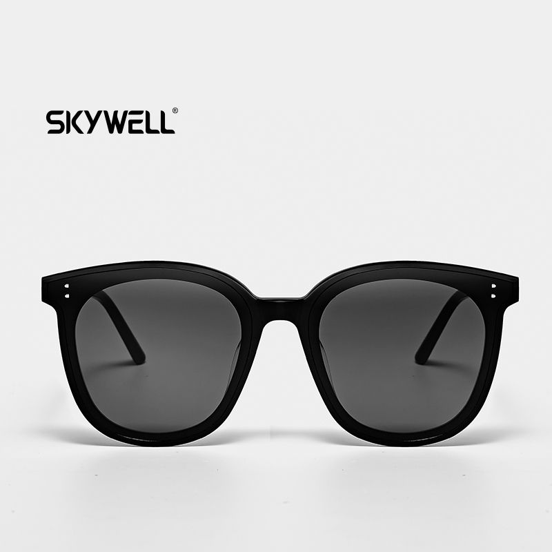Skywell太阳镜男女中性新款大框瘦脸墨镜 MYMA时尚太阳镜百搭