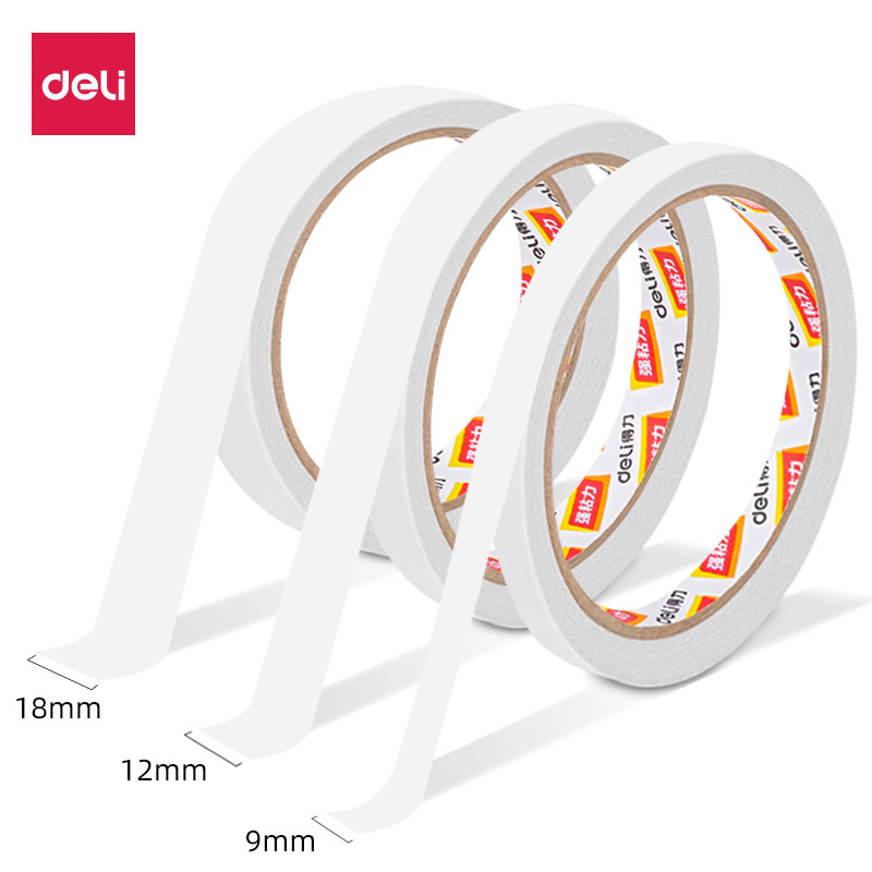 双面胶带得力两面胶学生手工胶纸