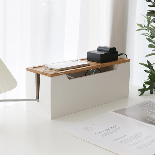 插线板收纳盒电线整理神器