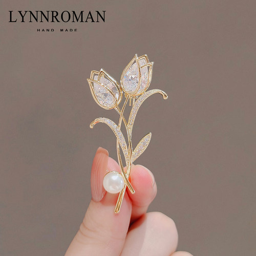 LYNNROMAN高级感郁金香胸针