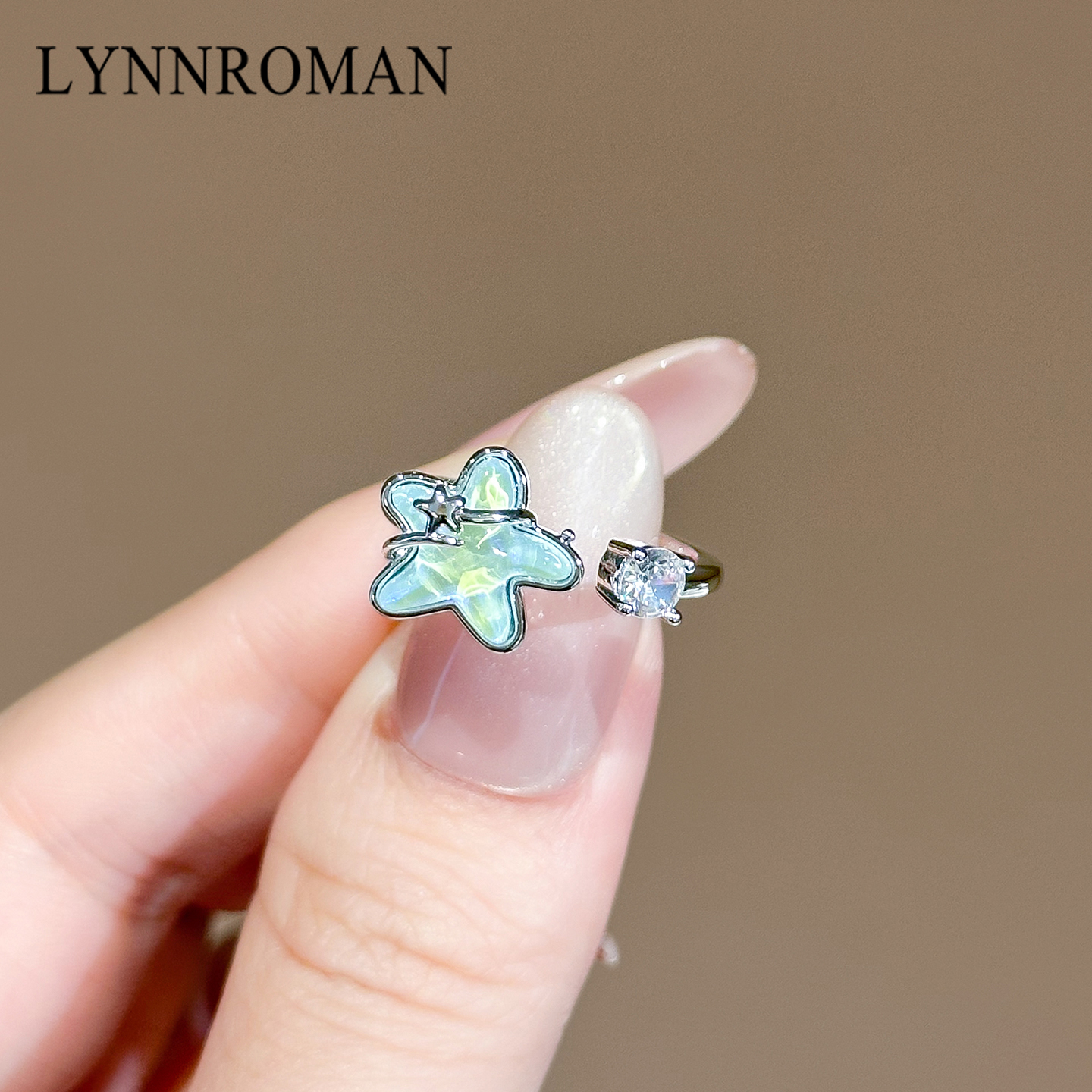 海星戒指女轻奢高级感小众