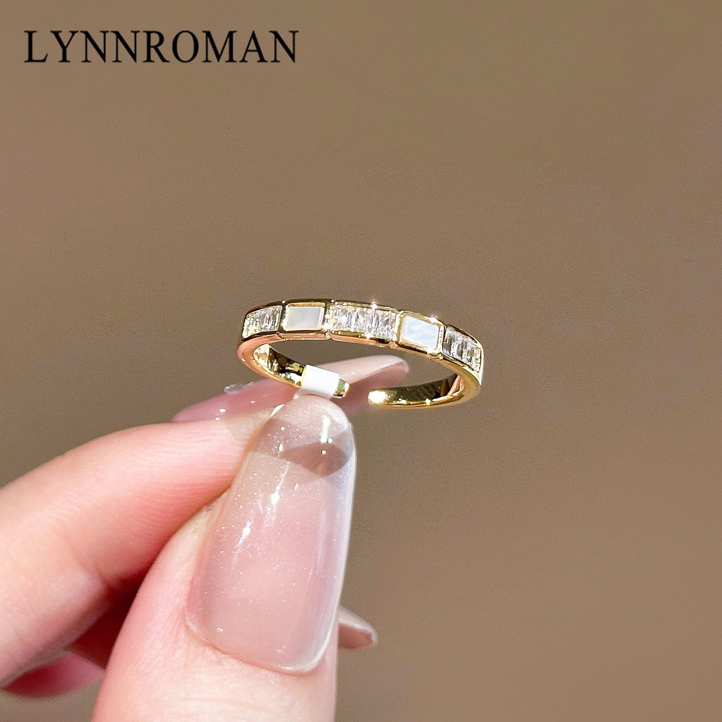 贝壳戒指女个性蛇骨开口戒