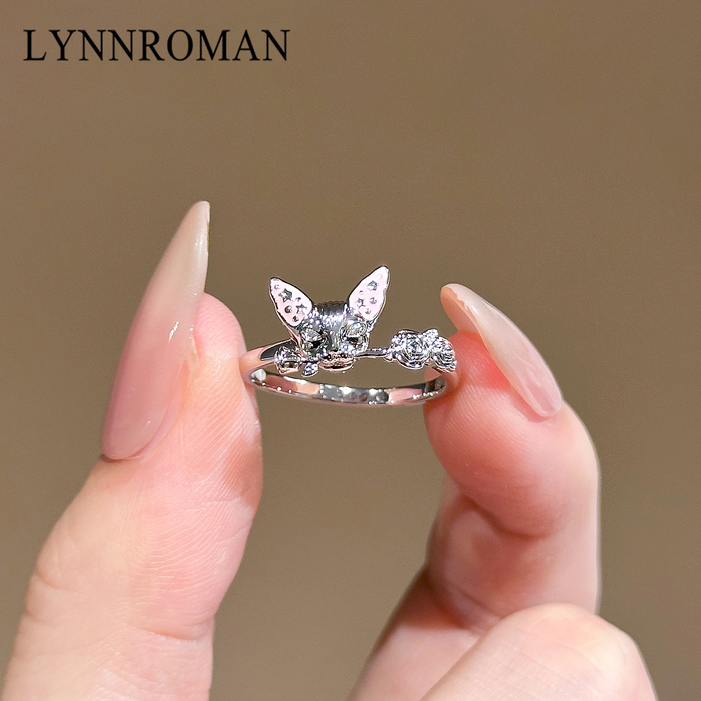 小猫戒指女高级感甜酷风