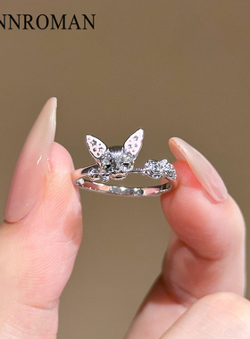 小猫戒指女高级感甜酷风