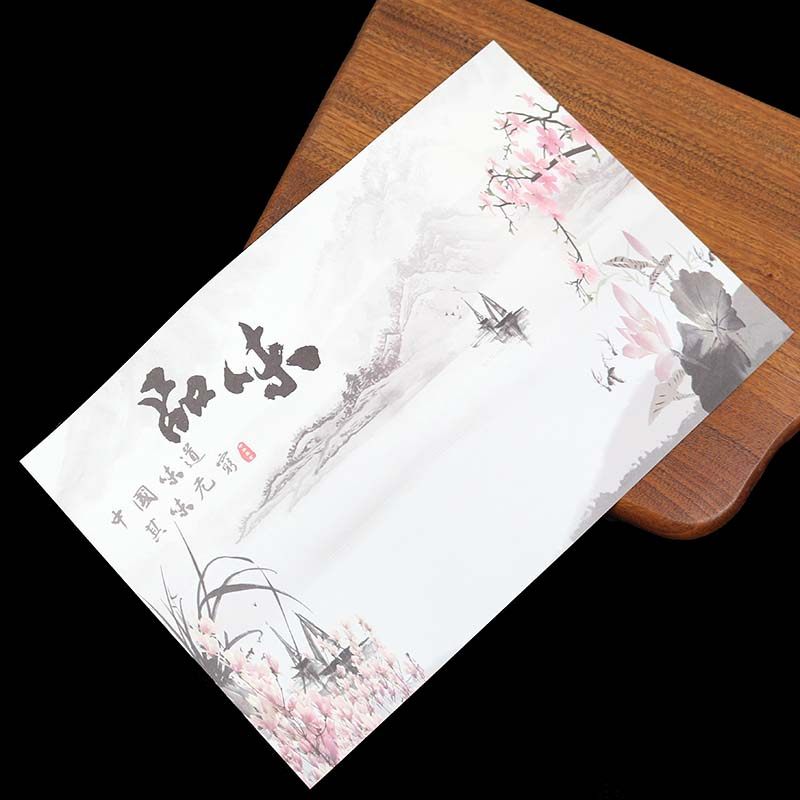 厨艺垫纸创意书法意境菜垫纸吸油纸菜品装饰垫纸盘饰冷菜围边盘饰