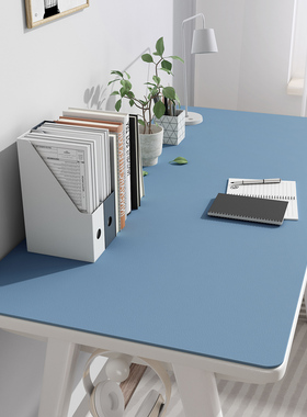 桌垫书桌学生学习桌灰色桌布ins风桌面保护垫专用电脑垫防水防油