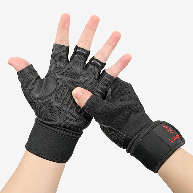 吕小军(luxiaojun)健身手套护手腕引体向上单杠器械训练防滑半指,运动/瑜伽/健身/球迷用品,健身手套/助力带,淘宝优惠券,粉丝福利购,淘宝优惠卷