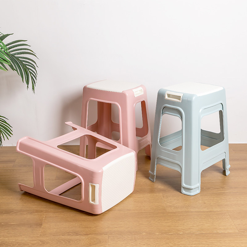 【5个装】家用加厚塑料凳子板凳客厅吃饭高凳可叠放熟胶坐凳,住宅家具,其它凳子,淘宝优惠券,粉丝福利购,淘宝优惠卷