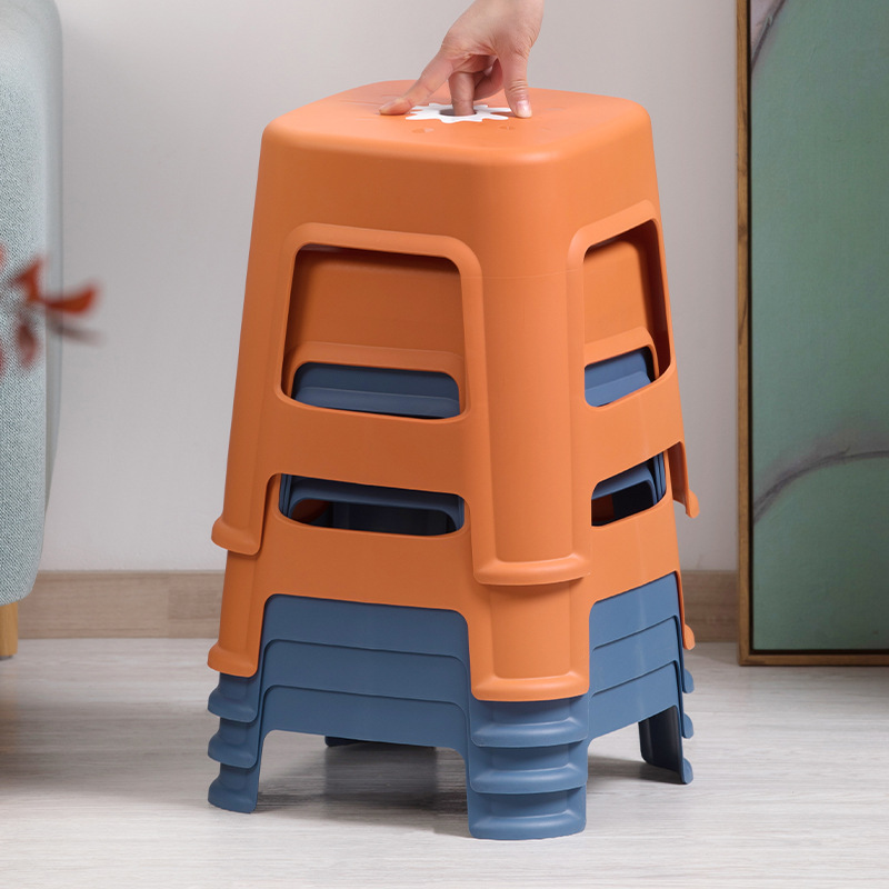 塑料凳子家用加厚小凳中凳板凳子经济型客厅椅子小号胶凳方凳