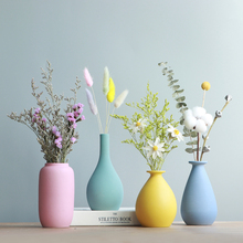 创意干花瓶北欧摆件客厅插花陶瓷小花瓶简约现代小清新家居装 饰品