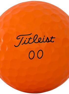 代购Titleist高尔夫球远距离高弹道低后旋高速度橙色00编号