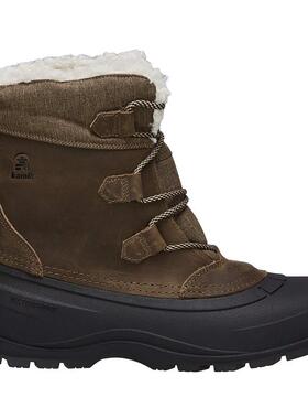 代购Kamik卡米克女士雪地靴防水保暖防滑户外靴中筒系带冬季靴