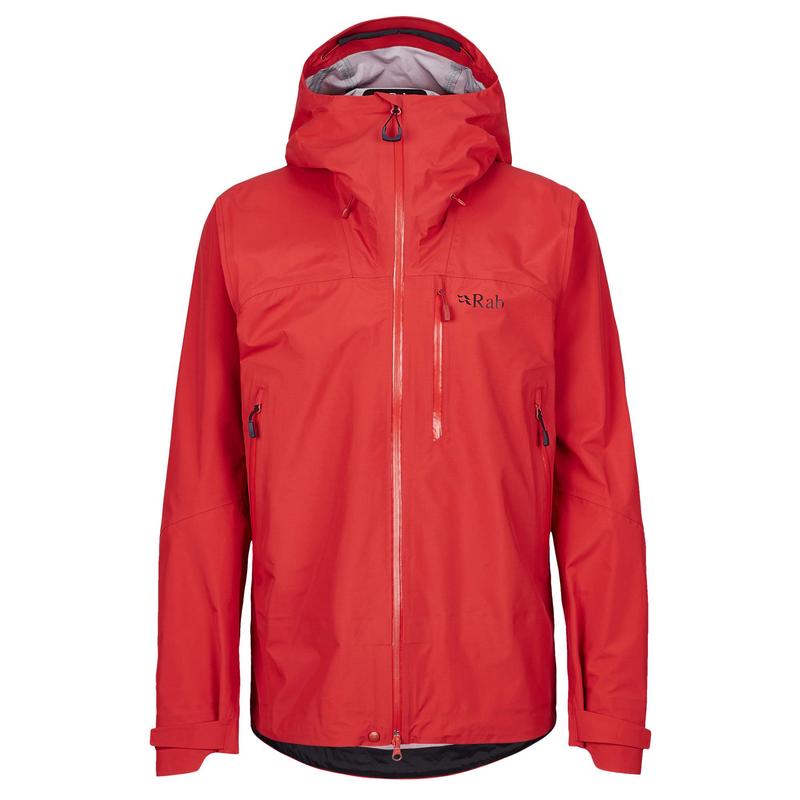 代购Rab冲锋衣男士防风保暖透气耐磨连帽防水登山徒步硬壳衣