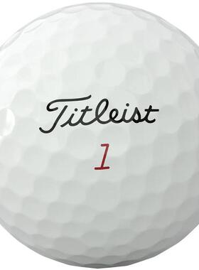 代购Titleist高尔夫球低旋转高弹道硬手感专业级白色左旋个性化