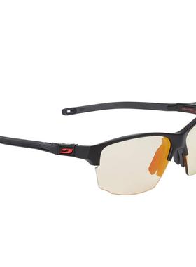 代购JULBO男女太阳镜自动变色防雾防油抗冲击半框黑色渐变镜片