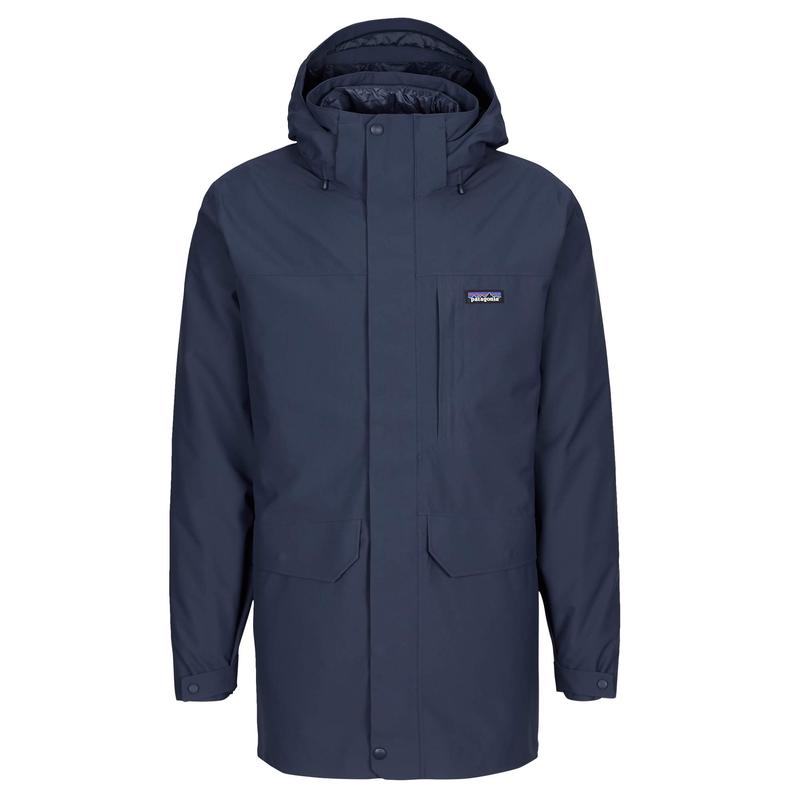 代购PATAGONIA男士3-in-1 冲锋衣防水防风保暖羽绒服连帽长袖