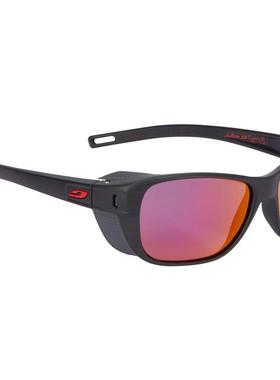 代购JULBO男女太阳镜防眩光偏光高抗冲击侧面防护黑色镜片反光