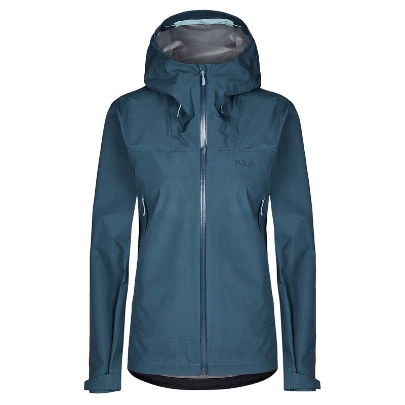 rab女士冲锋衣防水防风透气硬壳外套连帽长袖户外夹克