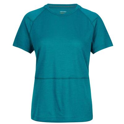 代购icebreaker女士户外T恤透气排汗防异味速干衣圆领短袖功能衫