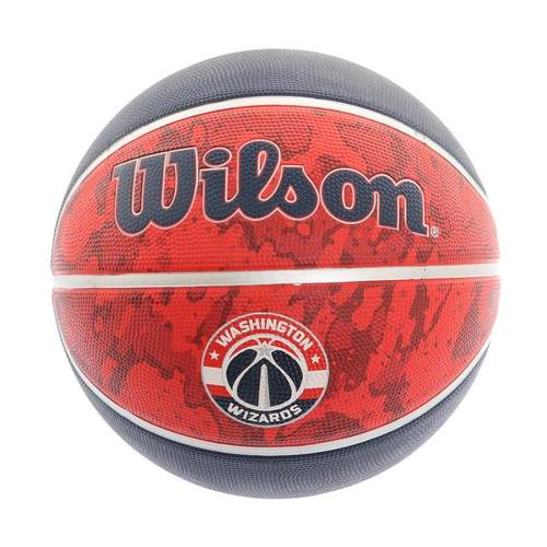 代购Wilson威尔胜篮球室外使用NBA球队标志耐磨充气设计橡胶