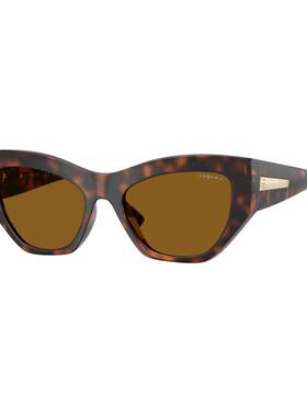 代购vogue女士太阳镜防紫外线偏光镜片抗眩光可配近视不规则框