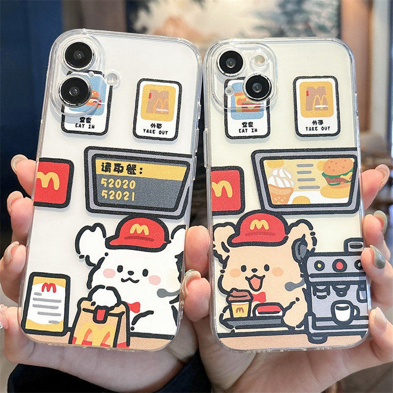 M记线条小狗适用iphone16