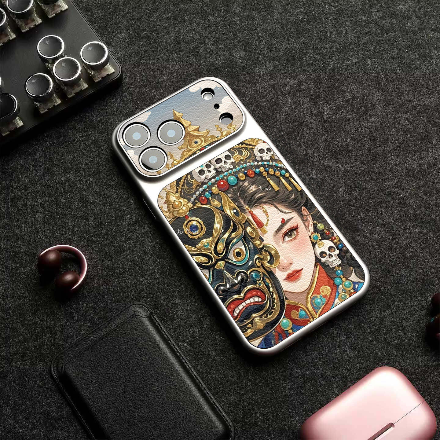 扎基拉姆手机壳适用苹果17promax古风iPhone16新中式15plus磁吸14pro高级感13新款air小众pm独特p唐卡ip发财
