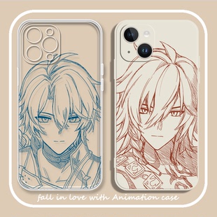 崩坏星穹铁道手机壳白厄万敌适用苹果16iphone15小米14红米k80二次元周边60华为m70iQOO12一加13荣耀vivooppo