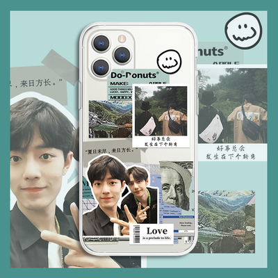 适用于博君一肖iPhone13/15苹果14/11肖战xr王一博opporeno9小米10/12s华为mate40手机壳vivo一加ace2三星s23