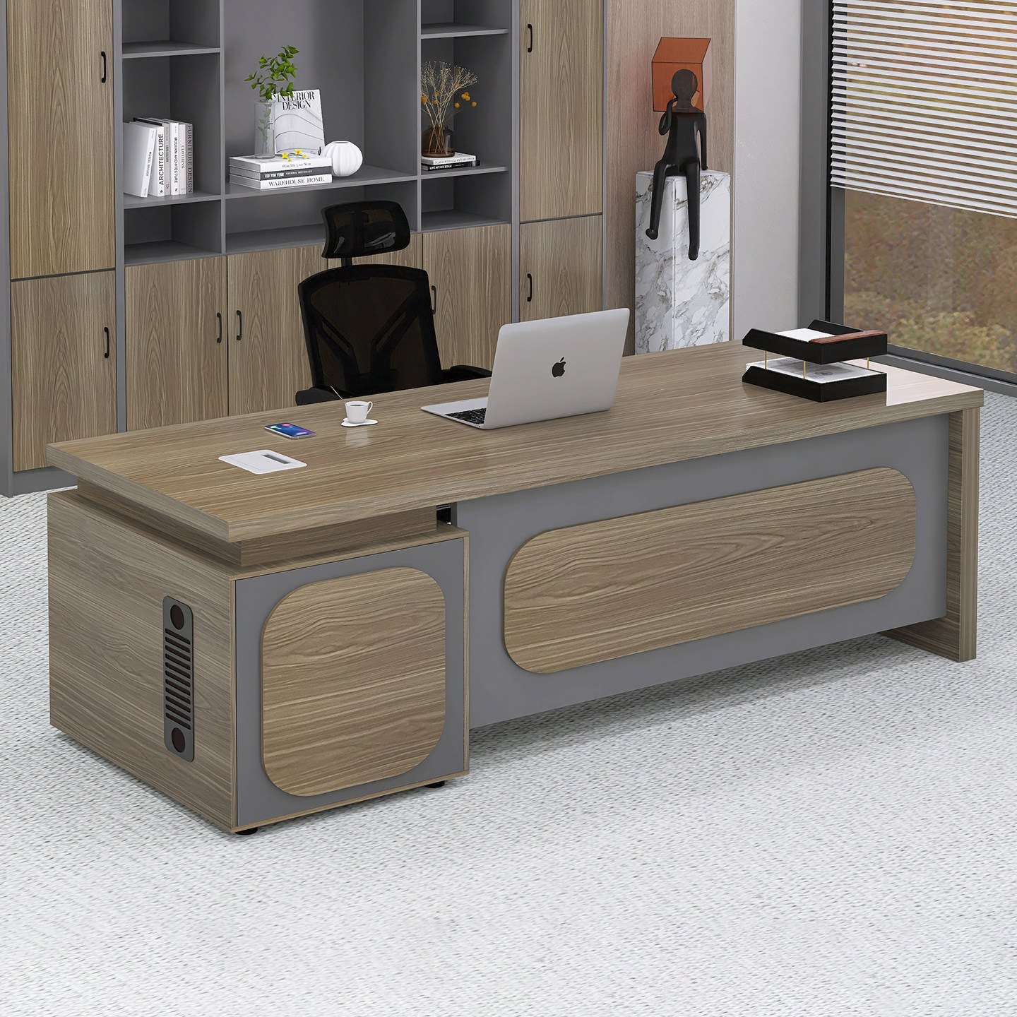 办公桌简约现代老板桌