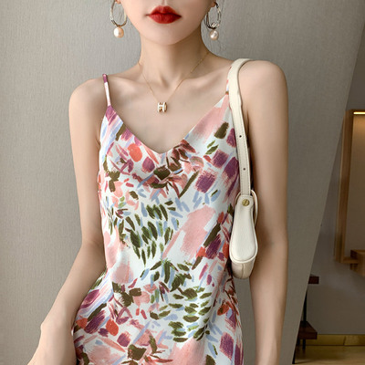 【正在清仓】醋酸吊带连衣裙女