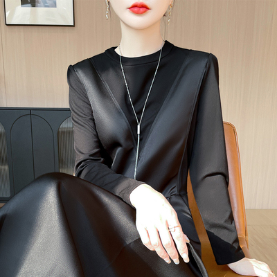 【正在清仓】醋酸长袖连衣裙女