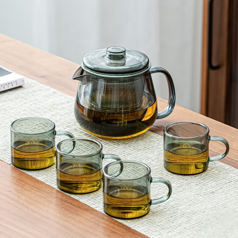 茶水分离煮茶壶电陶炉煮茶器家用玻璃耐高温泡茶壶套装青柑养生壶