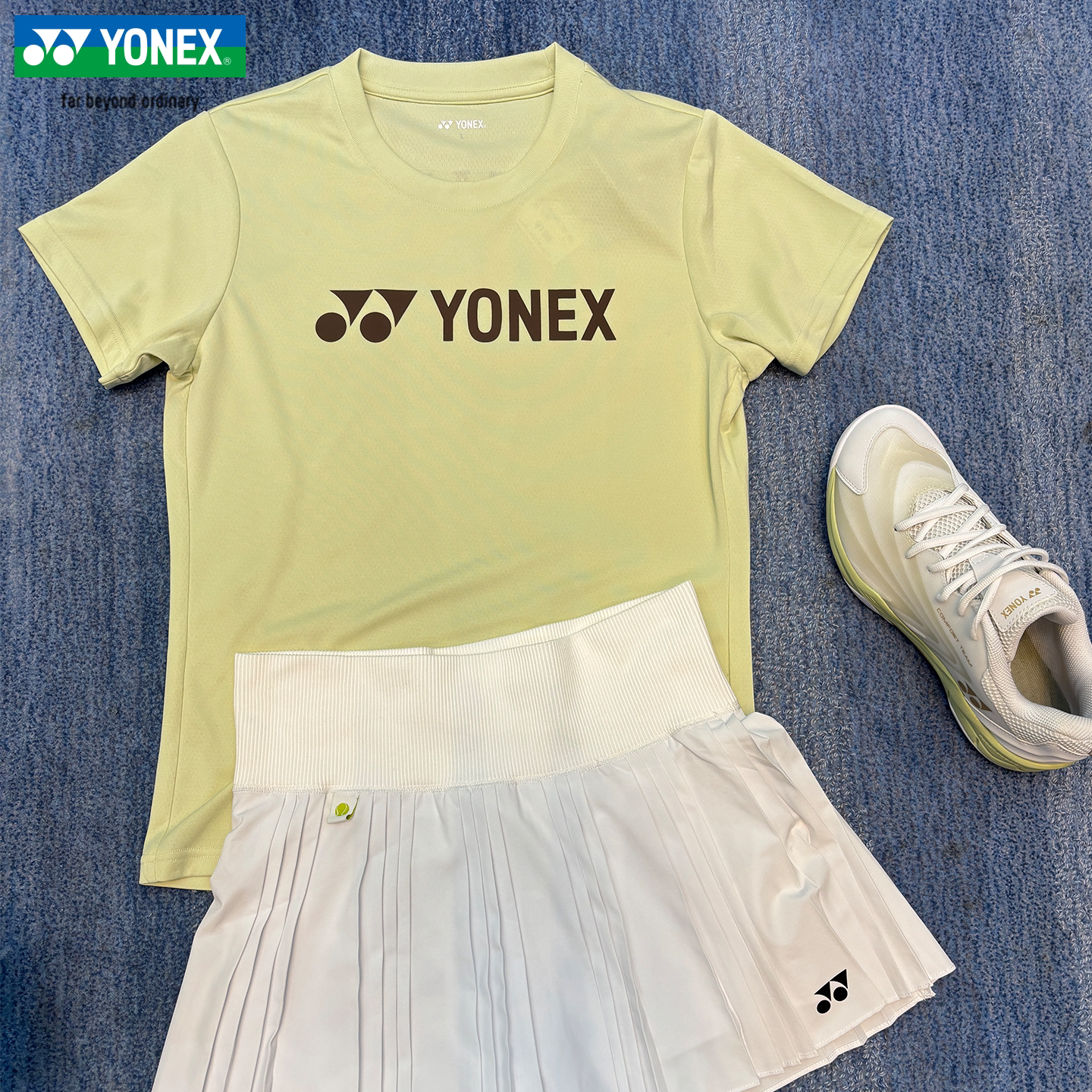 2026新款YONEX尤尼克斯羽毛球服短袖女速干训练服T恤2150426BCR