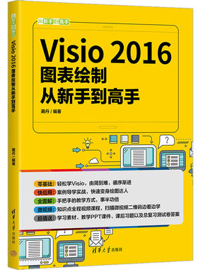 国图书店正版 Visi206图表绘制从新手高（微课版)（从新手高) 蔺丹 9787302608158 清华大学出版社