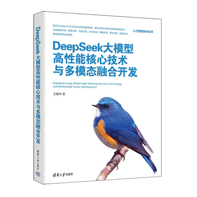 国图书店全新正版DeepSeek大模型高能核心技术与多模态融合开发王晓华 著9787302684893清华大学