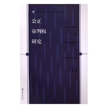 国图书店正版 公正审判权研究 羊震著 9787305203329 南京大学出版社