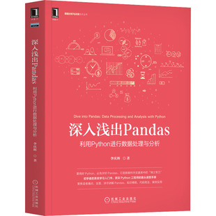 国图书店正版 深入浅出Pandas 利用Python进行数据处理与分析 李庆辉 9787111685456 机械工业出版社