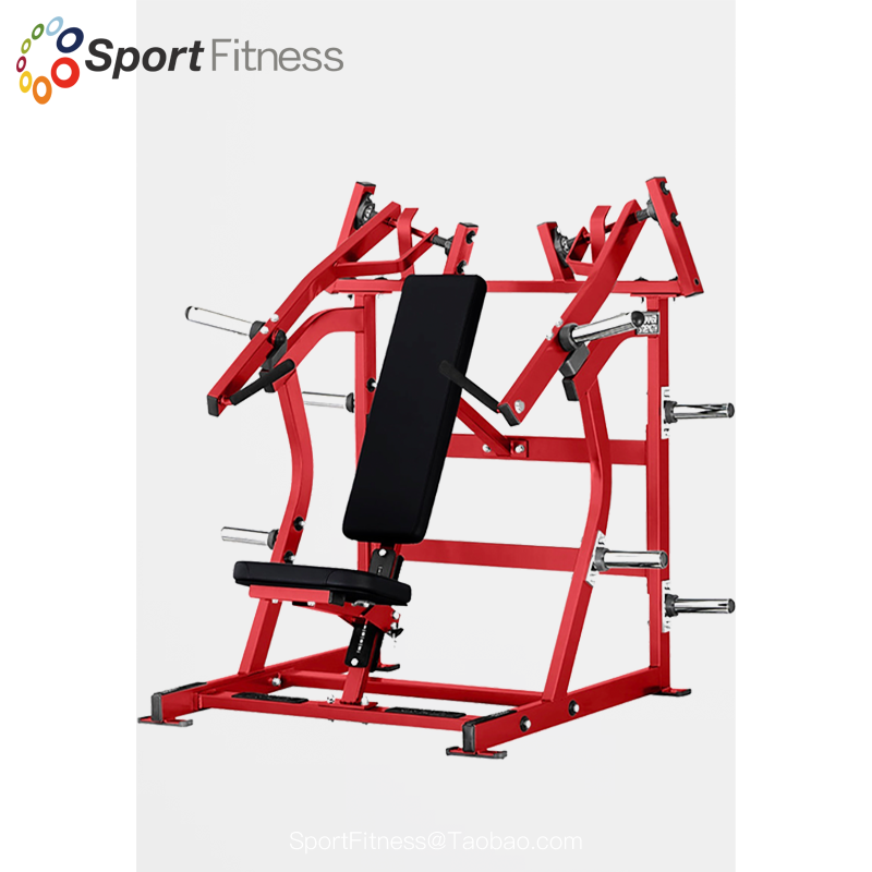 悍马超上斜推胸训练器hammerstrength挂片系列健身房商用健身器材