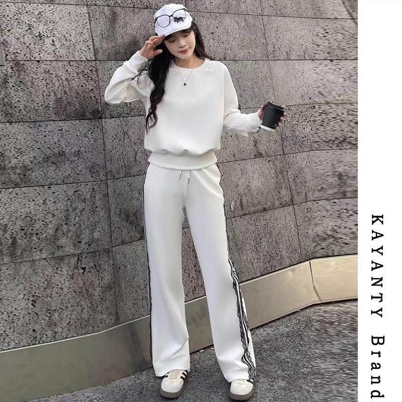 KAYANTY休闲运动套装女春秋2025新款显瘦网红时尚卫衣两件套长袖