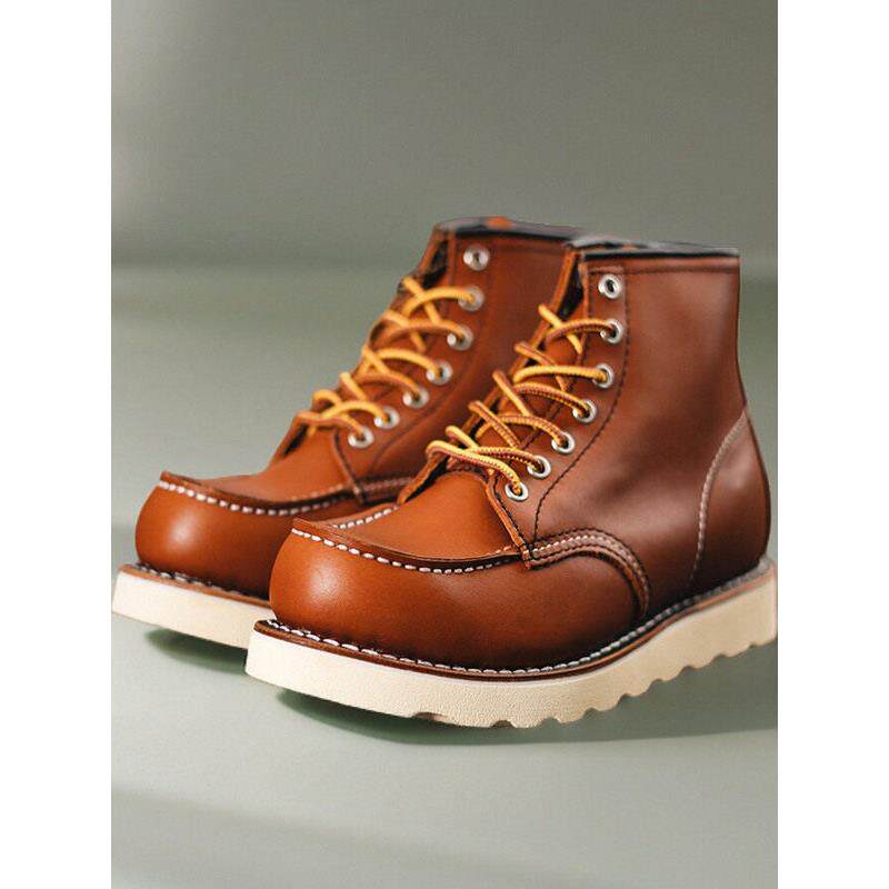 够大气 够风范~四季款固特异牛皮复古阿美咔叽情侣高帮工装马丁靴