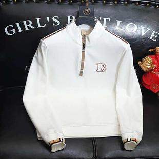 BellerLee 欧美高级感休闲拉链卫衣男士时尚潮流潮牌百搭纯棉长袖