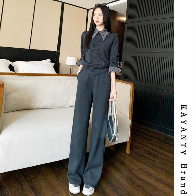 KAYANTY高级感运动套装女春秋2025年新款时尚显瘦休闲卫衣两件套