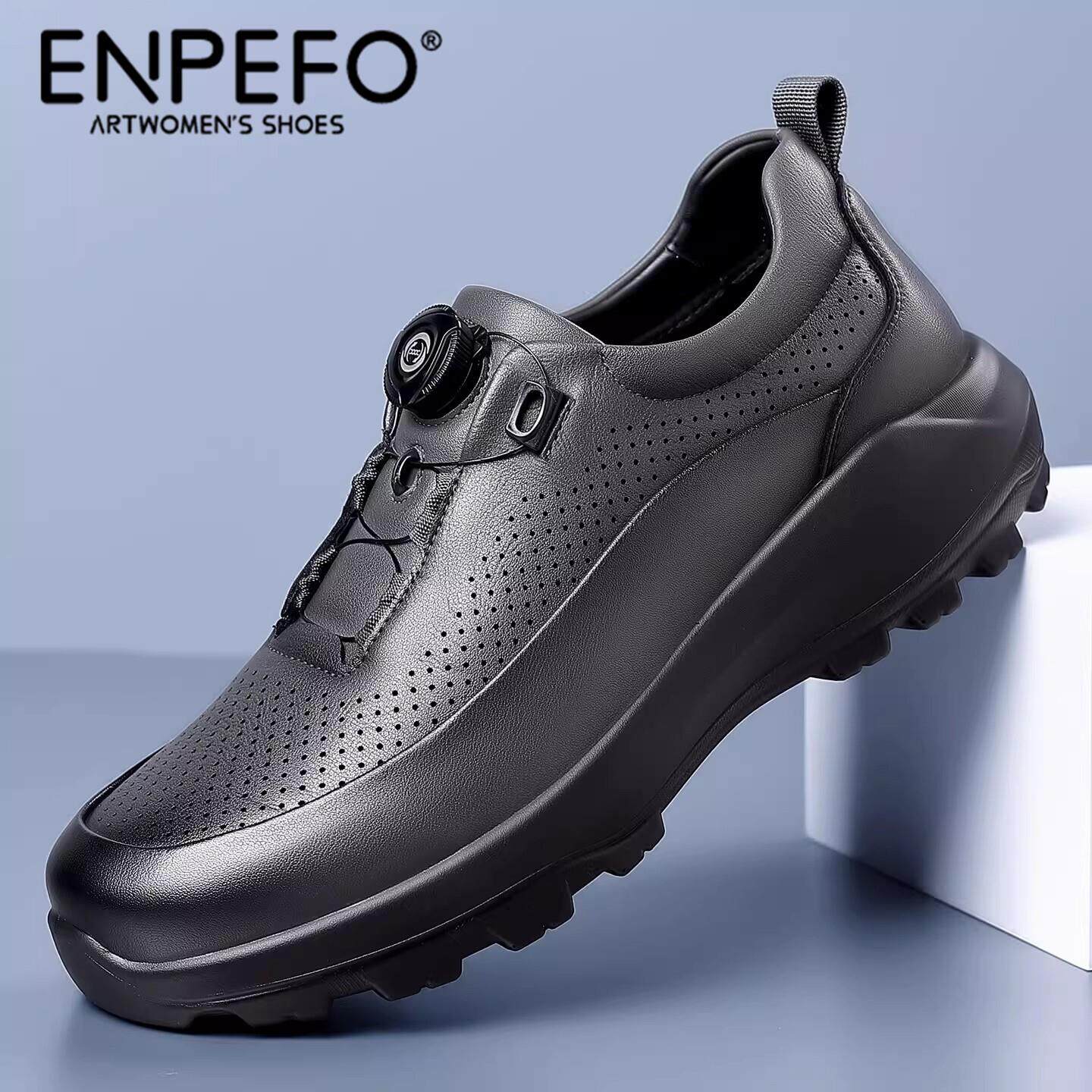 ENPEFO【法式】男鞋2026夏季新款透气网面运动休闲鞋软底不累脚