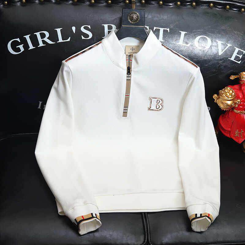 BellerLee 欧美高级感休闲拉链卫衣男士时尚潮流潮牌百搭纯棉长袖